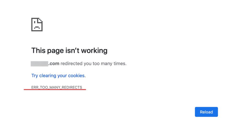 Too Many Redirects 1