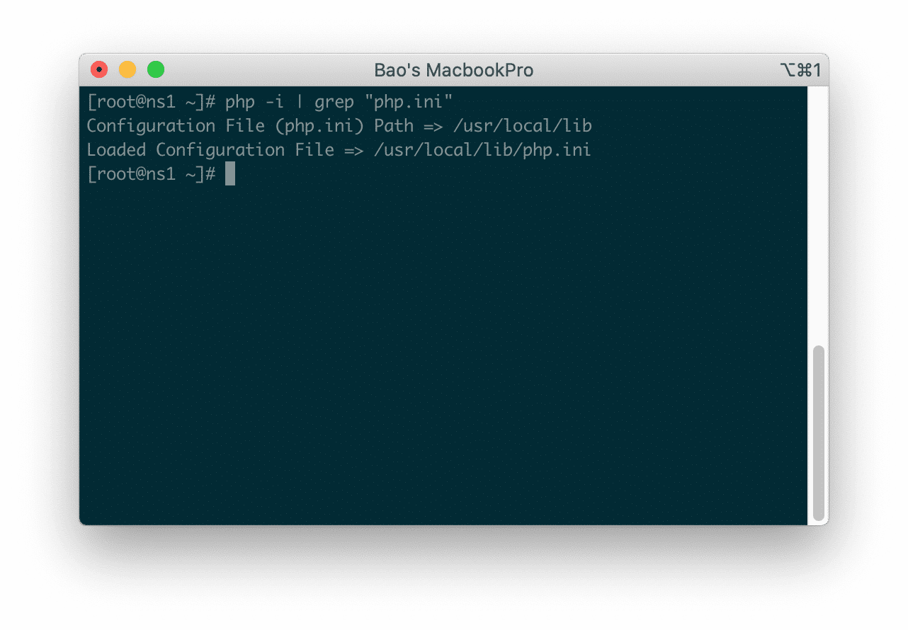php -i | grep php.ini - hướng dẫn tìm file php.ini