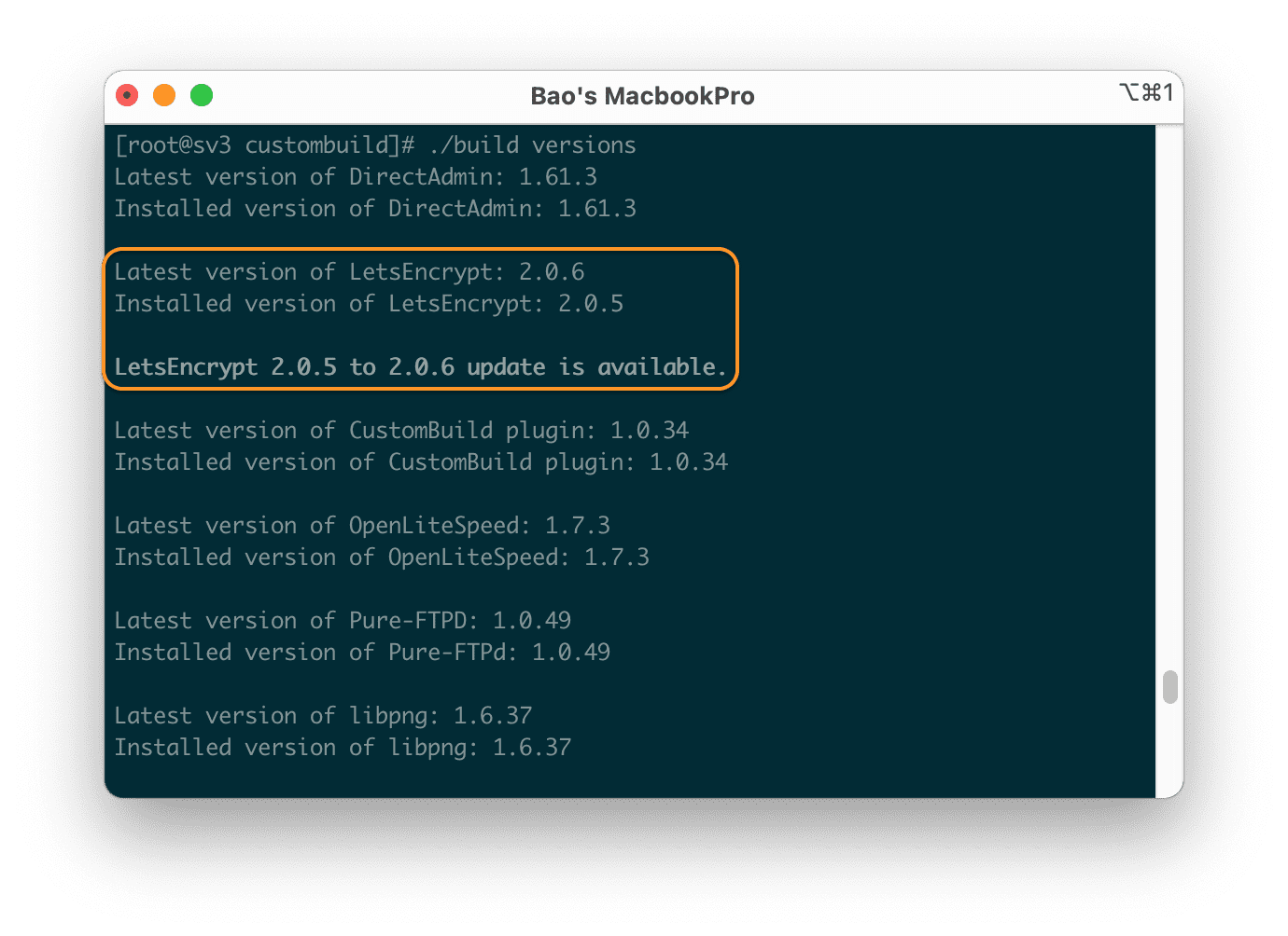 Let's Encrypt Client DirectAdmin