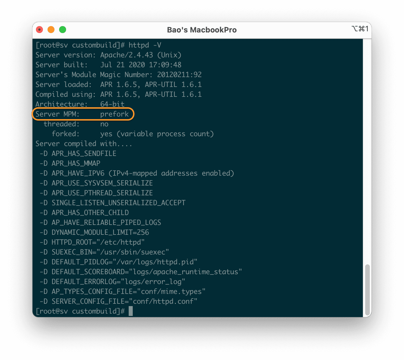 MPM prefork sang MPM event Apache DirectAdmin