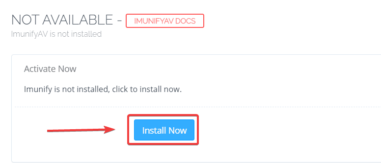 install ImunifyAV on CyberPanel