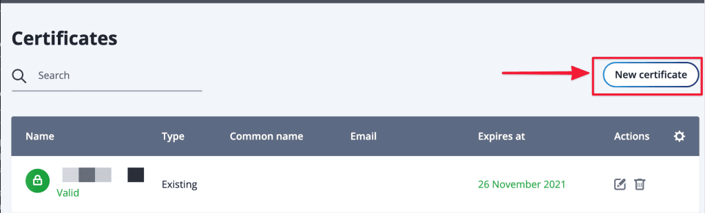 configure SSL on FASTPANEL