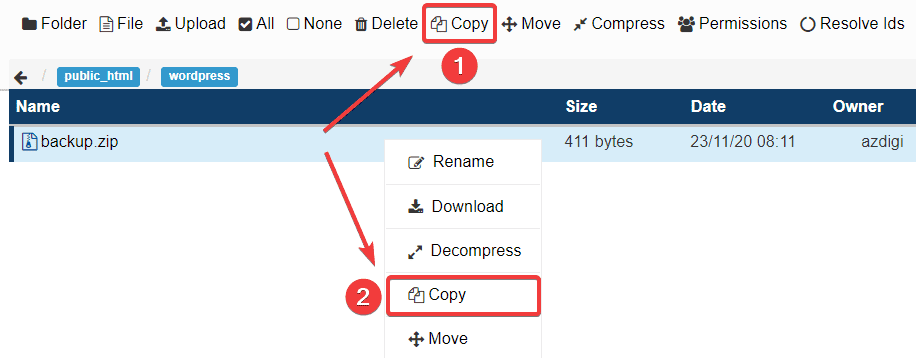 How to use File Manager on CentOS Web Panel