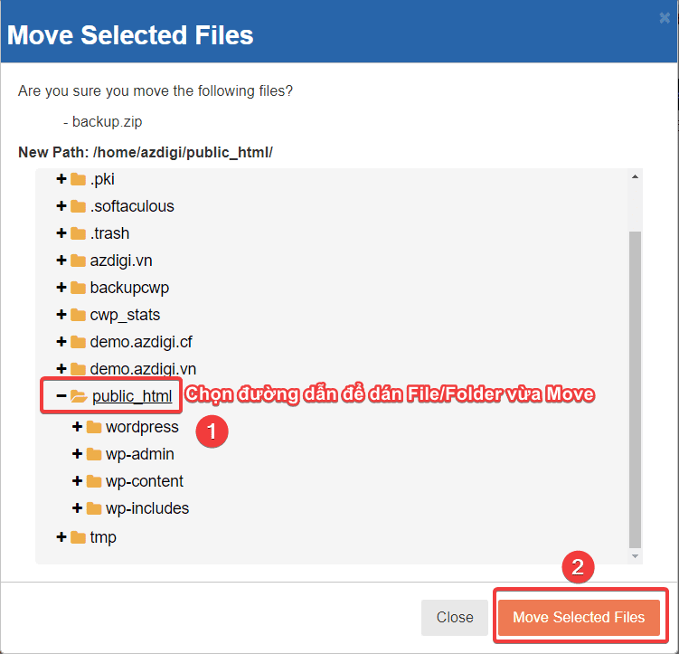 How to use File Manager on CentOS Web Panel