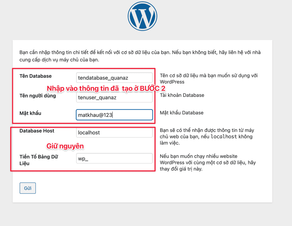 cài đặt WordPress lên Centmin Mod