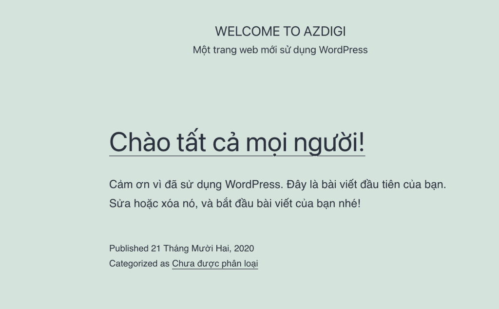 cài đặt WordPress lên Centmin Mod