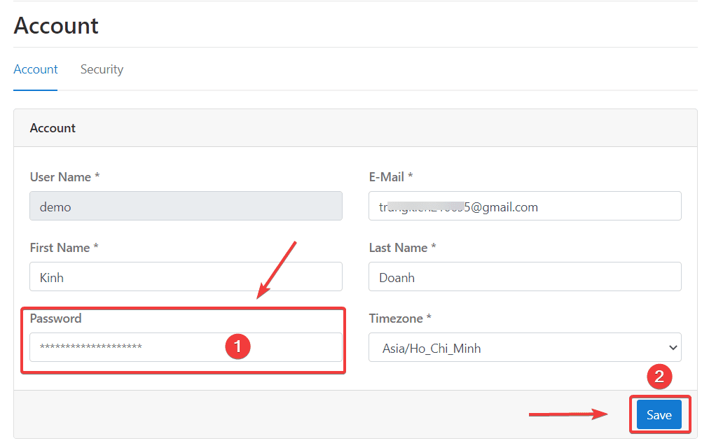 reset pass User trên CloudPanel