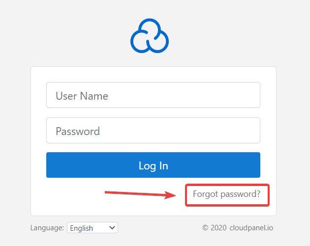 reset pass User trên CloudPanel