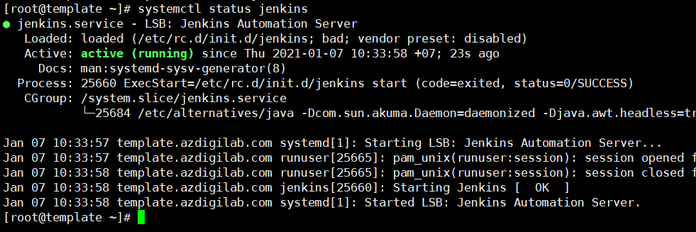 Hướng dẫn cài đặt Jenkins trên CentOS 7