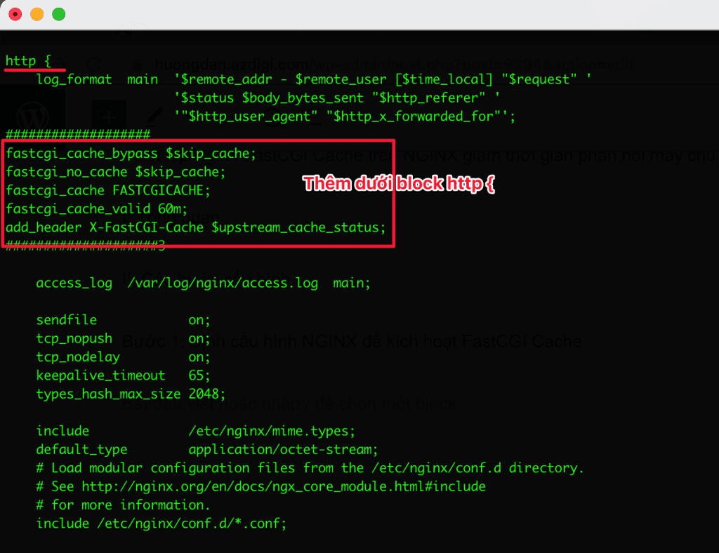 Setting up Nginx FastCGI Cache on NGINX