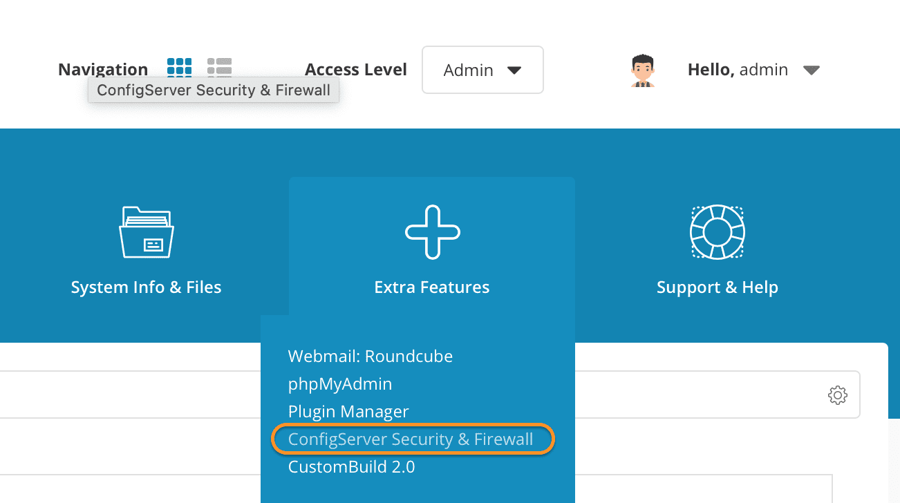 enable-smtp-on-directadmin-using-csf