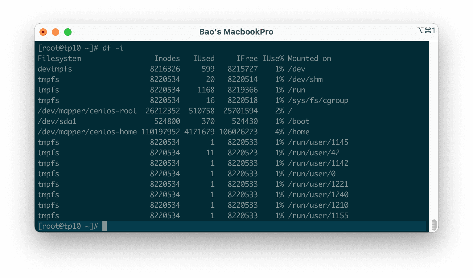 Kiểm tra số lượng Inodes trên Linux VPS Server Hosting