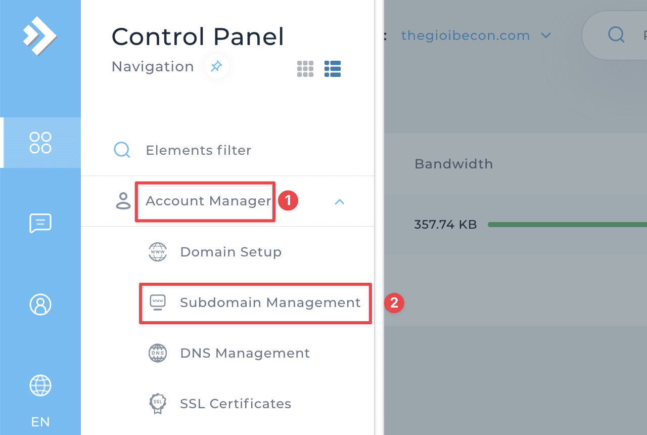 Change the PHP version for a Subdomain on DirectAdmin