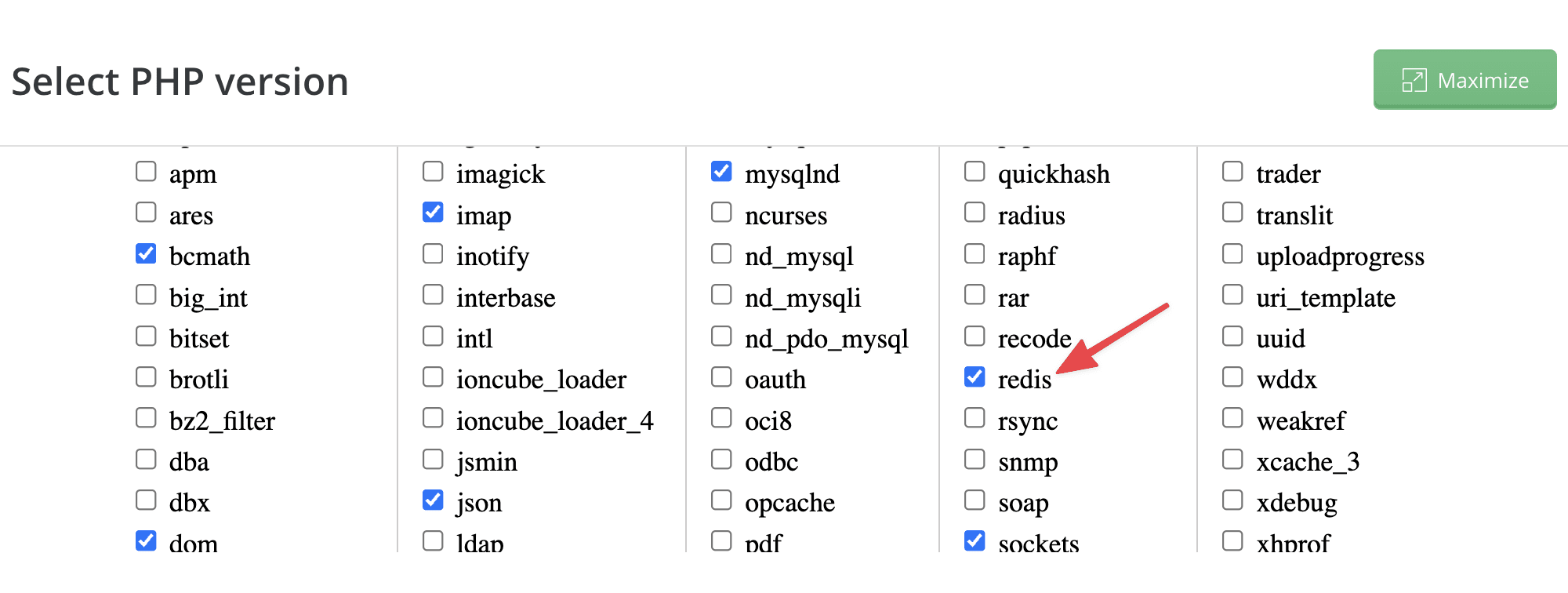 enable Redis Cache on SEO Hosting