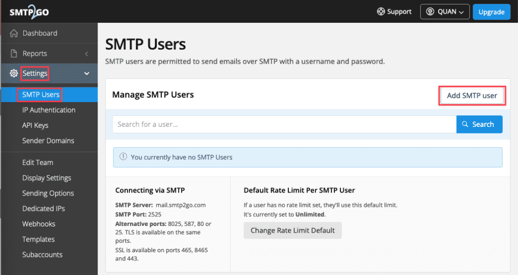 Configure SMTP Relay on DirectAdmin