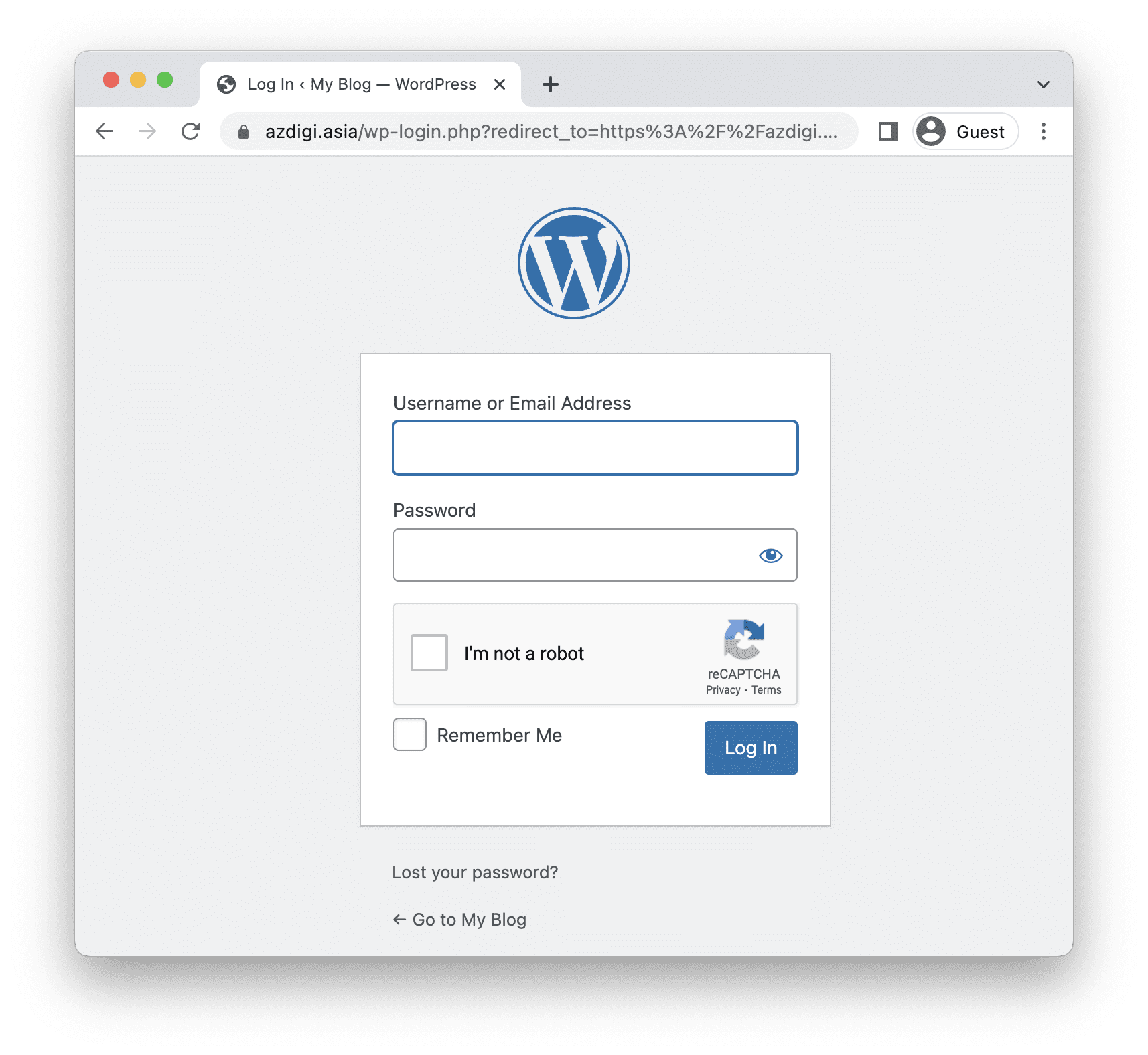 Cài đặt sử dụng reCAPTCHA trên WordPress.