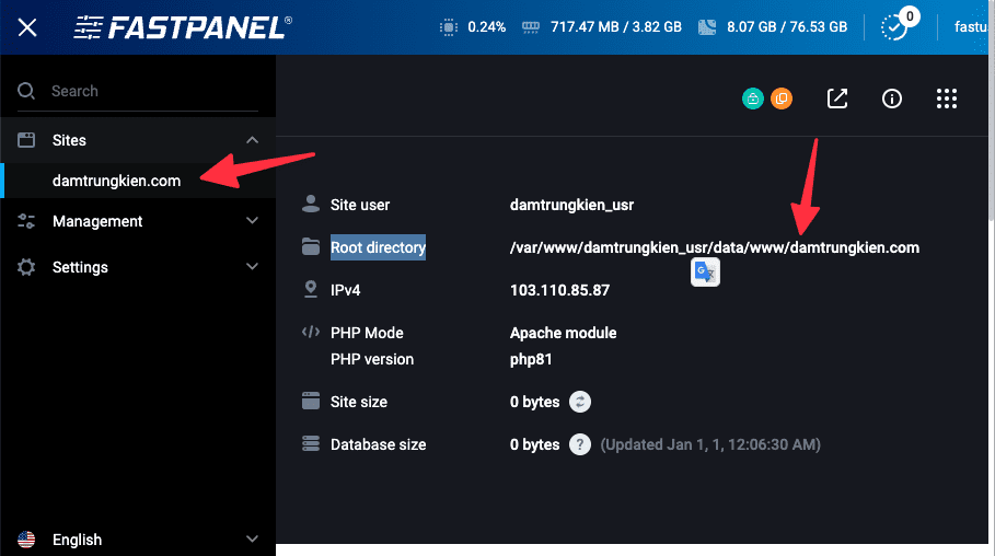 Hướng dẫn cài đặt ImunifyAV trên FastPanel