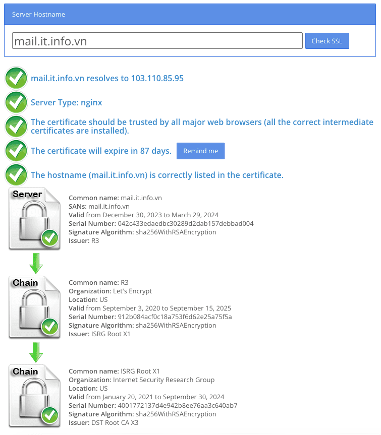 Cài đặt Let’s Encrypt SSL cho iRedMail