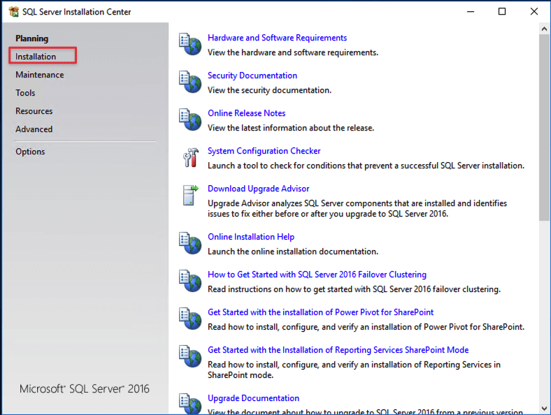 Hướng dẫn cài đặt SQL Server 2016 trên Windows Server 2016