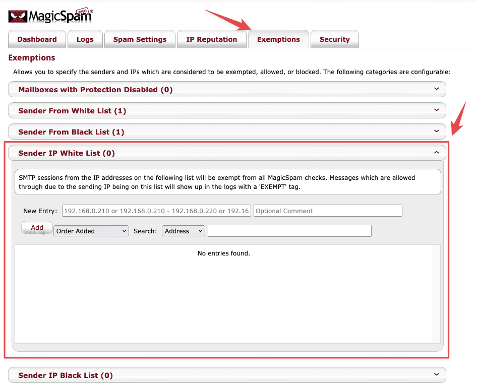 IP Whitelist