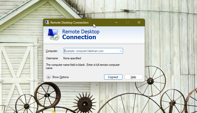 Instructions for Remote Desktop into Windows VPS