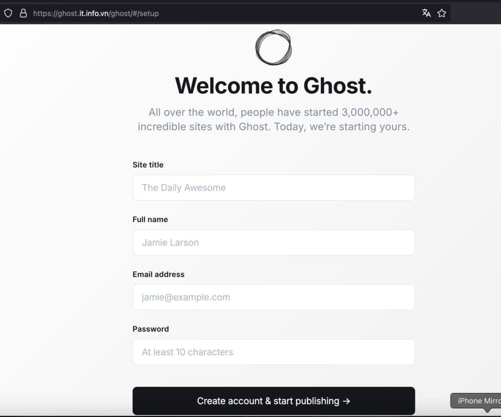 Hướng dẫn cài Ghost CMS trên hosting cPanel