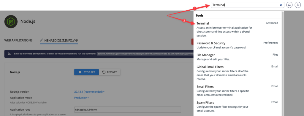 Hướng dẫn cài đặt n8n trên cPanel nhanh chóng và dễ dàng