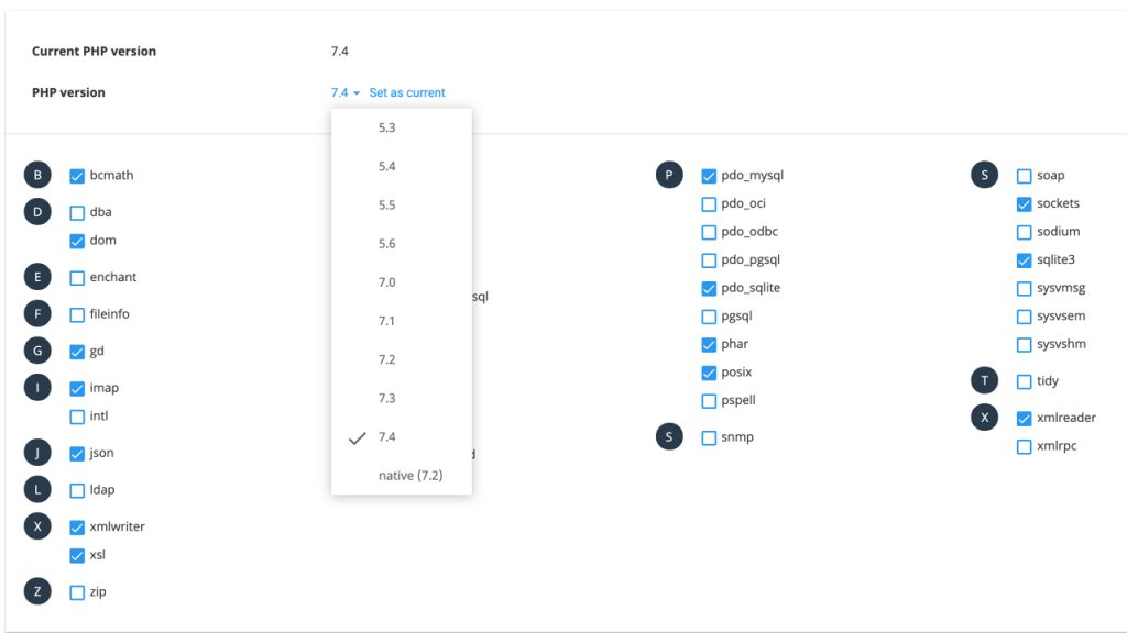 php74 azdigi hosting