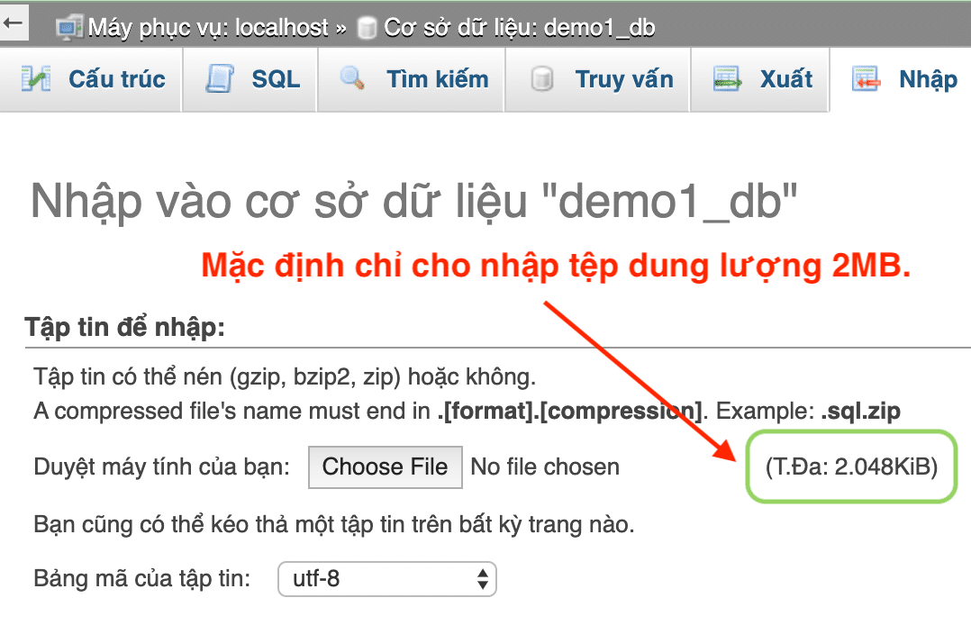 Dung-lượng-mặc-định-chỉ-2MB-phpMyAdmin-CyberPanel