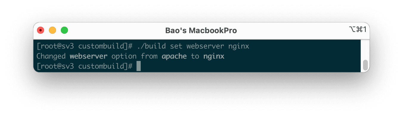 install Nginx webserver on DirectAdmin