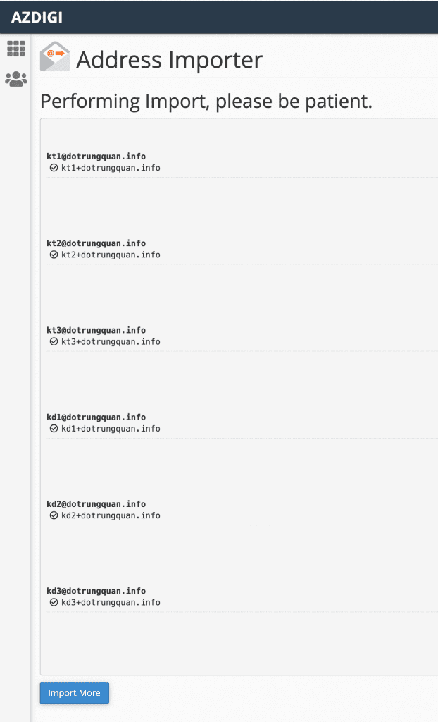 Hướng dẫn sử dụng Address Importer cPanel.