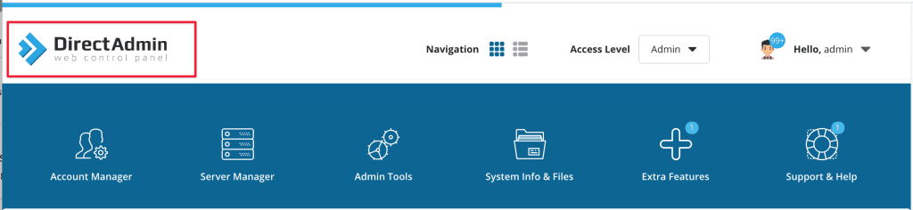 thay đổi Logo DirectAdmin