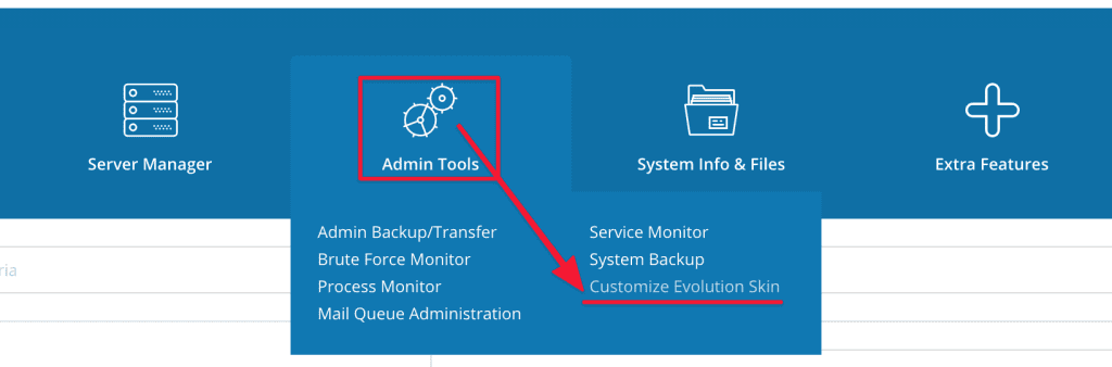 change the DirectAdmin logo