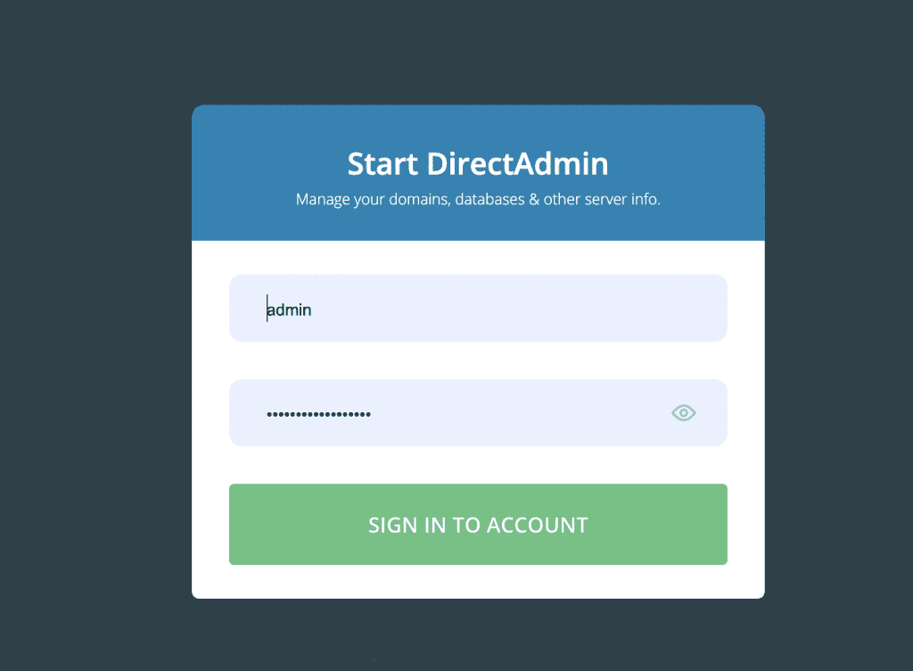 change the DirectAdmin logo