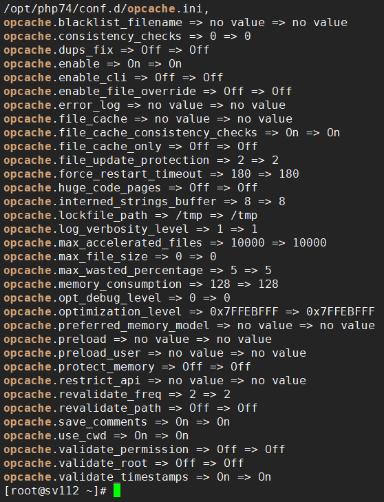 install OPCache on FASTPANEL