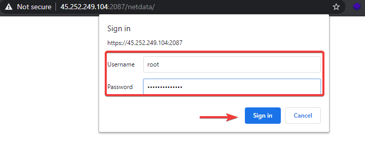 Cài đặt NetData vào Centos Web Panel