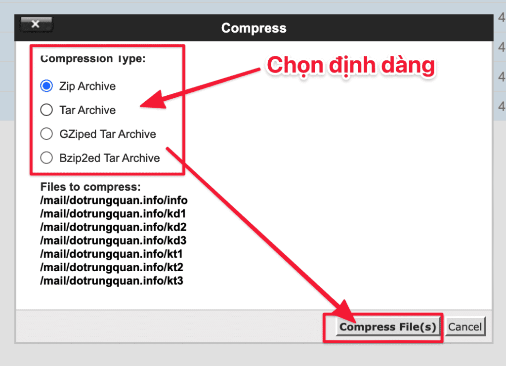 chuyển dữ liệu mail trên cPanel