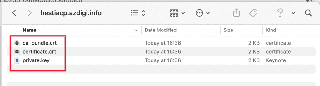 install SSL on HestiaCP