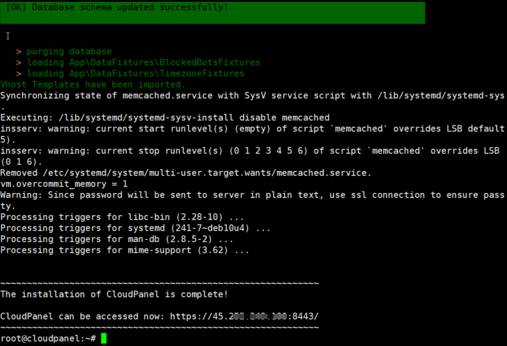 cài đặt CloudPanel trên Debian 10