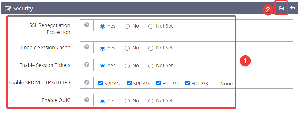 Enable QUIC (HTTP/3) on OpenLitespeed