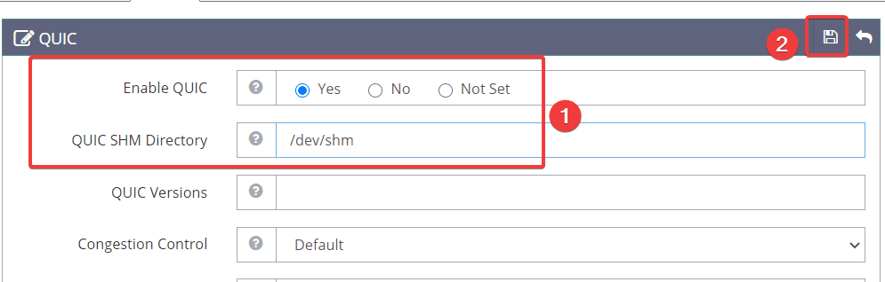 Kích hoạt QUIC (HTTP/3) trên OpenLitespeed