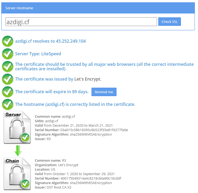 Install Let's Encrypt SSL on OpenLiteSpeed