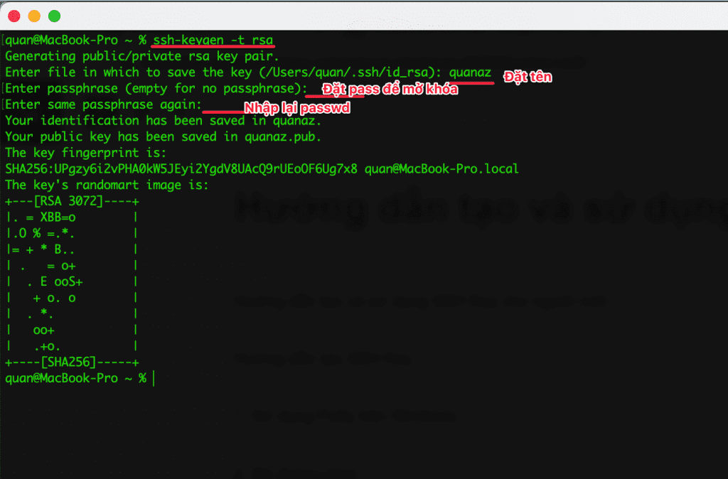 Hướng dẫn tạo và sử dụng SSH Key
