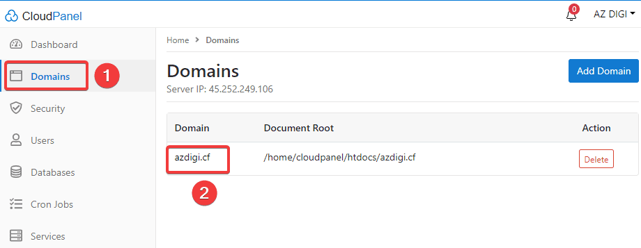 cài đặt SSL Let's Encrypt trên CloudPanel