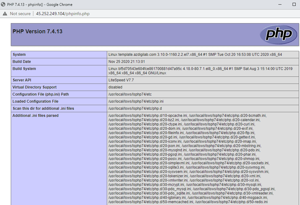 How to optimize OpenLiteSpeed WebAdmin GUI