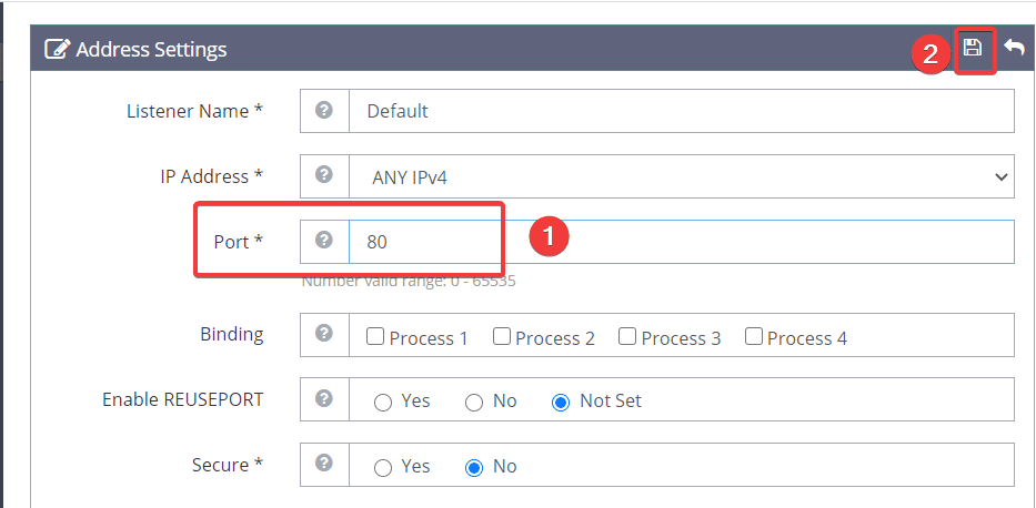 Hướng dẫn tối ưu OpenLiteSpeed WebAdmin GUI