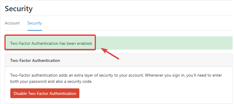 2-factor authentication on CloudPanel