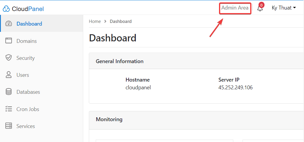 How to create a User on CloudPanel