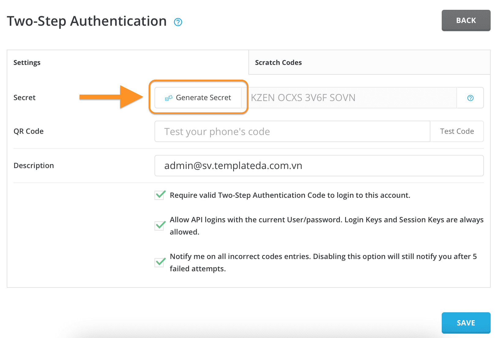 Scratch Login Steps