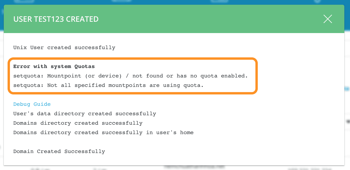 how to fix-error-with-system-quotas-on-directadmin